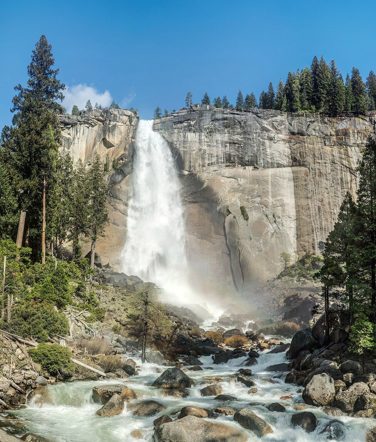 Mist Trail to Vernal & Nevada Falls